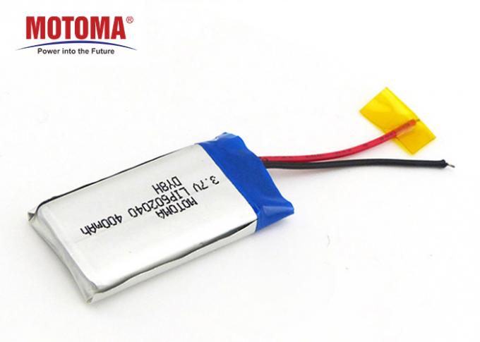 Lithium Ion Batteries For Bluetooth Headset d'appartement d'UN38.3 400mah 602040 0