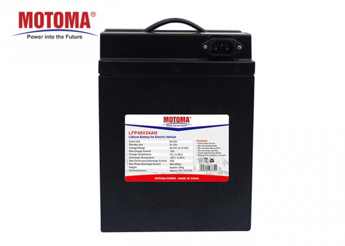 batterie au lithium de 48V 24Ah Lifepo4, batterie électrique de la moto Lifepo4 avec BMS 0