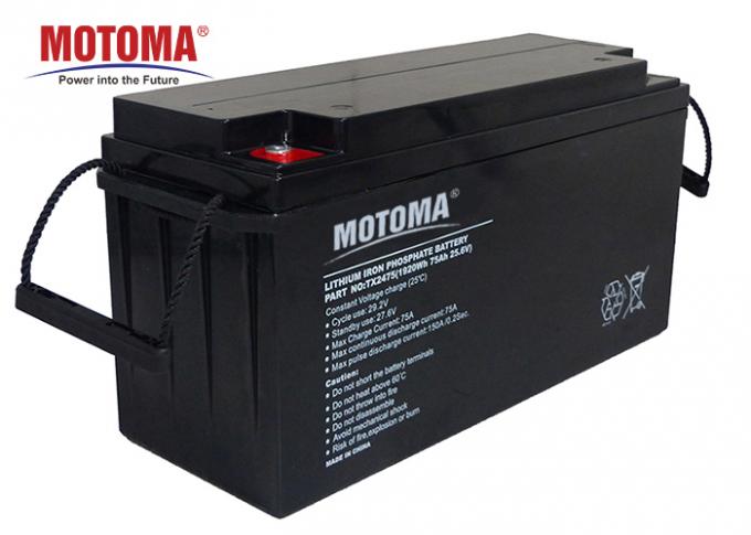 Batterie au lithium Lifepo4 rechargeable, paquet de batterie de phosphate de lithium de 12.8V 200Ah 0