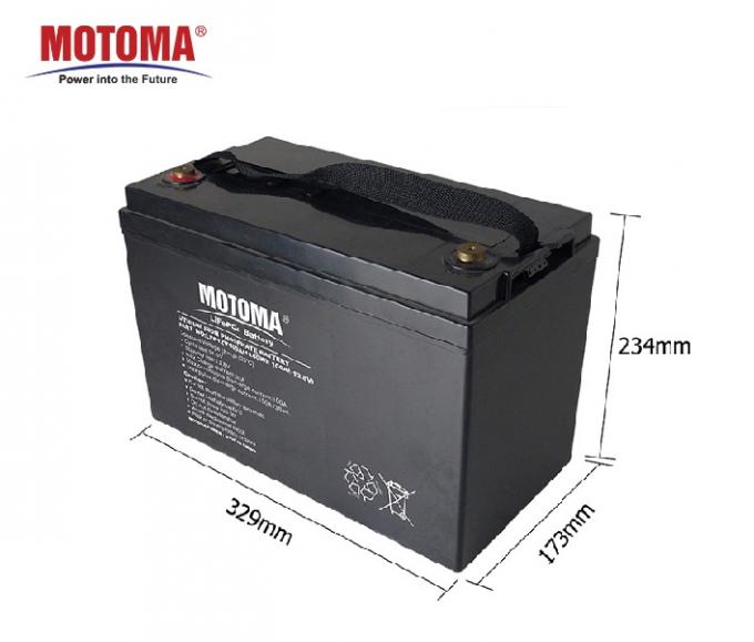 Batterie de MOTOMA 12V 100Ah LiFePO4 pour le r&eacute;verb&egrave;re solaire 0