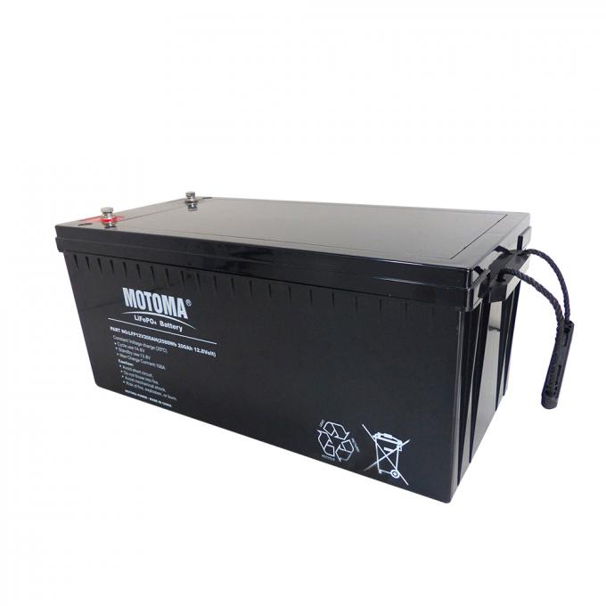 Long paquet de batterie solaire de la vie de cycle 12V 200Ah LiFePO4 avec la certification d'UL de la CE 0