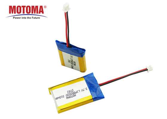 Batterie au lithium médicale rechargeable, batterie de MOTOMA 3,7 V 300mah Lipo
