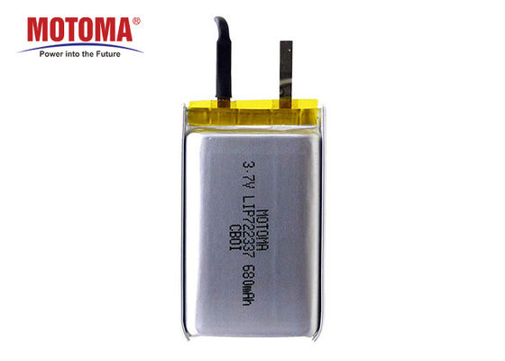 Batteries rechargeables de 680mah Motoma, Li Ion Battery For Heated Gloves prismatique