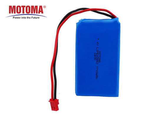 Batterie portable de dispositif d'UL, batterie au lithium de 7.4V 1700mah pour le casque de Bluetooth