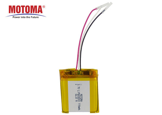 Certificat UL1642 rechargeable de batterie au lithium de PCM du traqueur 770mah de GPS