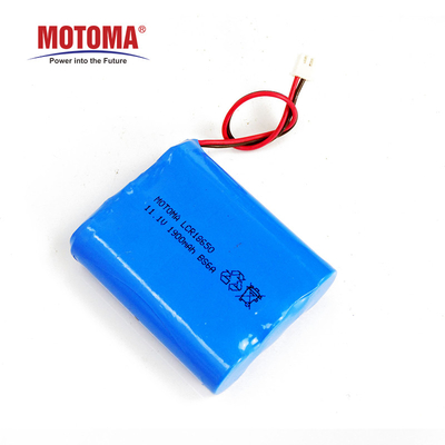 Batterie au lithium cylindrique de 11.1V 2000mAh 18650 pour la radio bi-directionnelle