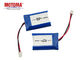 3,7 batterie sûre de lipo de V 1200mah rechargeable avec de câble et connecteur