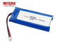 batterie au lithium médicale de 500 cycles, batterie 3,7 V 1500mah de Lipo