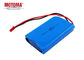Li Polymer Wearable Device Battery, batterie 7.4V 1950mah de casque de Bluetooth