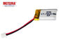 Mini Size Wearable Device Battery 3.7V 80mah avec la garantie de 1 an