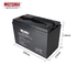 Batterie solaire 12V 100Ah 150Ah du réverbère LiFePO4 avec le certificat de l'UL MSDS de la CE